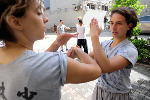 Students doing Shaolin Application skills